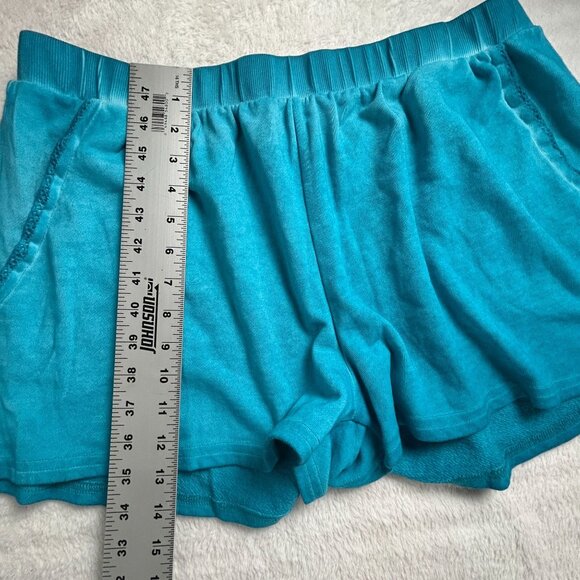 Ariat Womens Turquoise Lounge Sun kissed Shorts XL Elastic Waistband Pockets - Picture 9 of 9